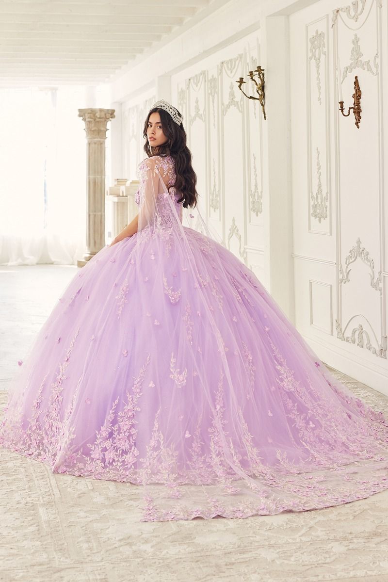 Strapless Quinceanera Ball Gown With (15723)