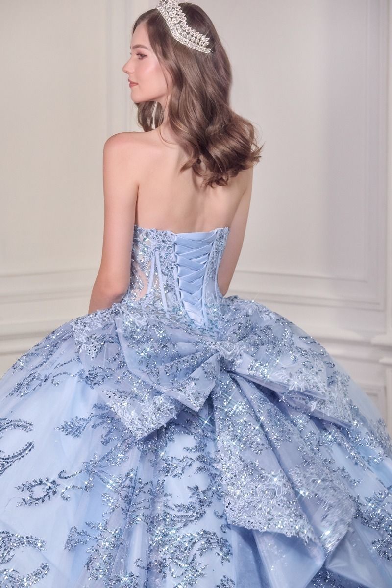 Strapless Sweetheart Beaded Ball Gown (15732)