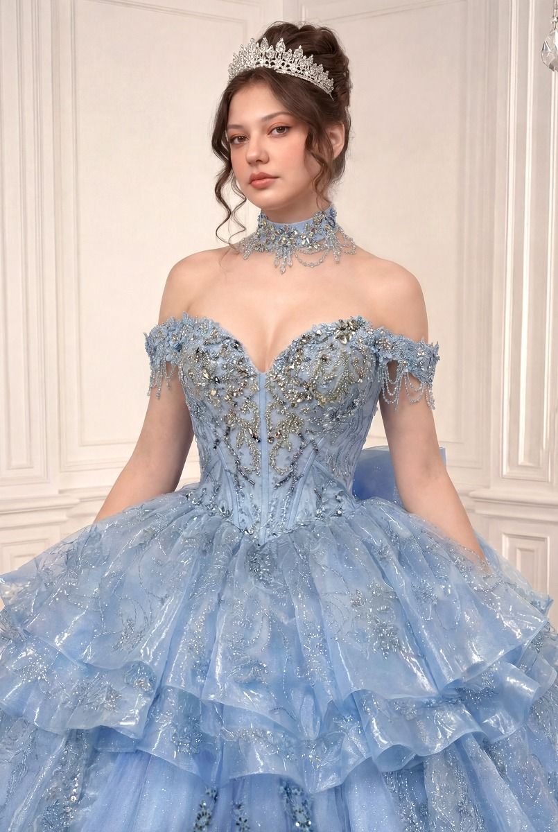 Two In One Quinceañera Ball Gown & Mini Dress (15742)