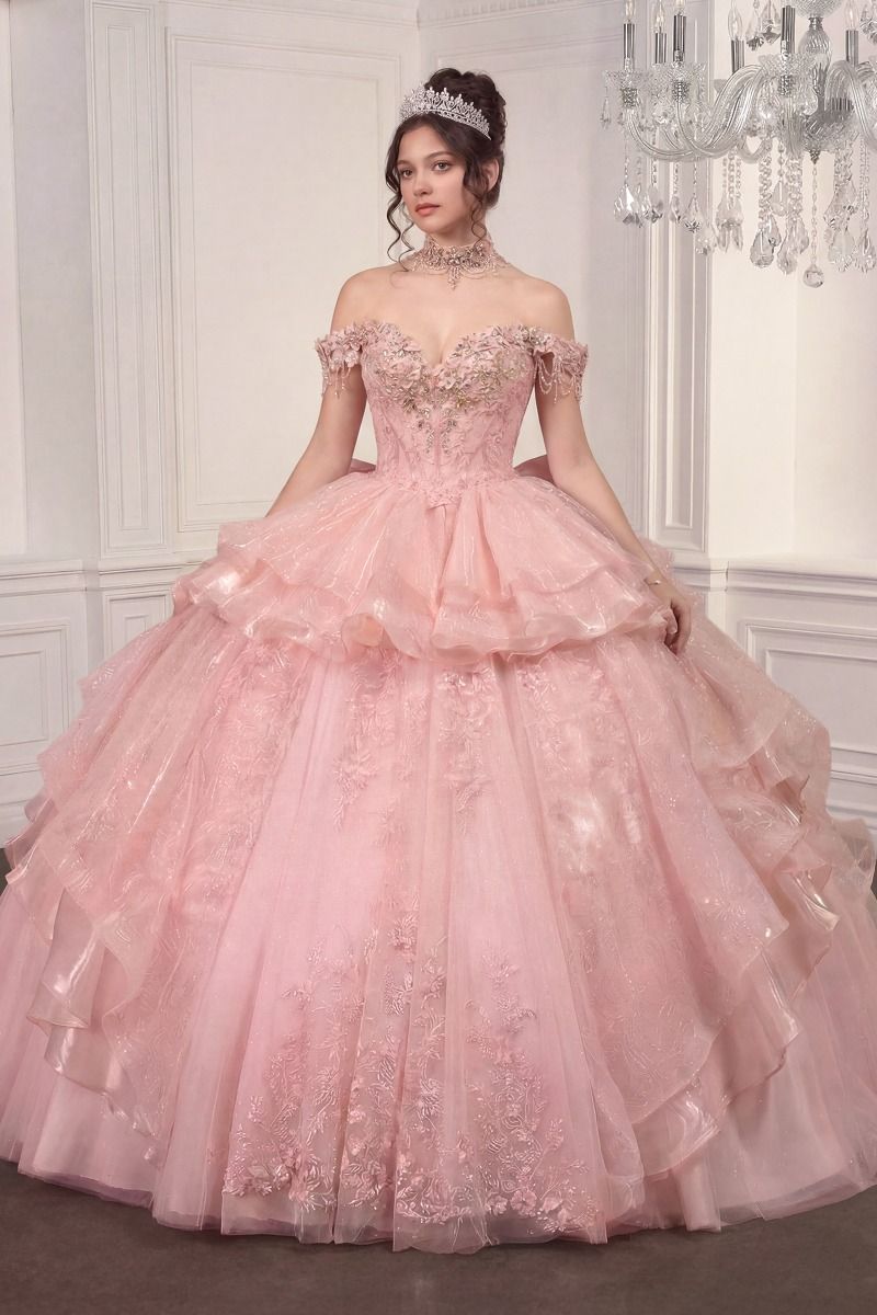 Two In One Quinceañera Ball Gown & Mini Dress (15742)