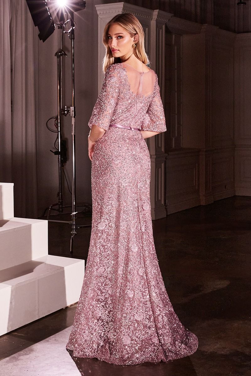 Lace Embellished Sheath Dress (CB149)
