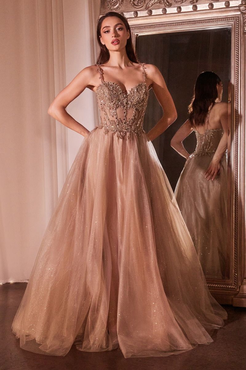 Lace & Tulle A-Line Dress (CD0234)
