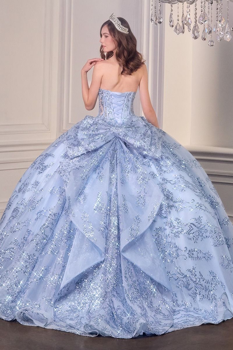 Strapless Sweetheart Beaded Ball Gown (15732)