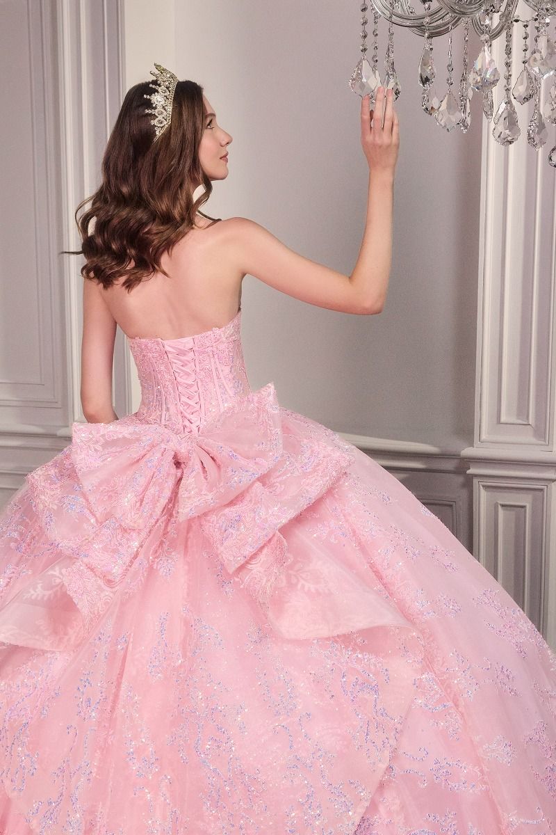 Strapless Sweetheart Beaded Ball Gown (15732)
