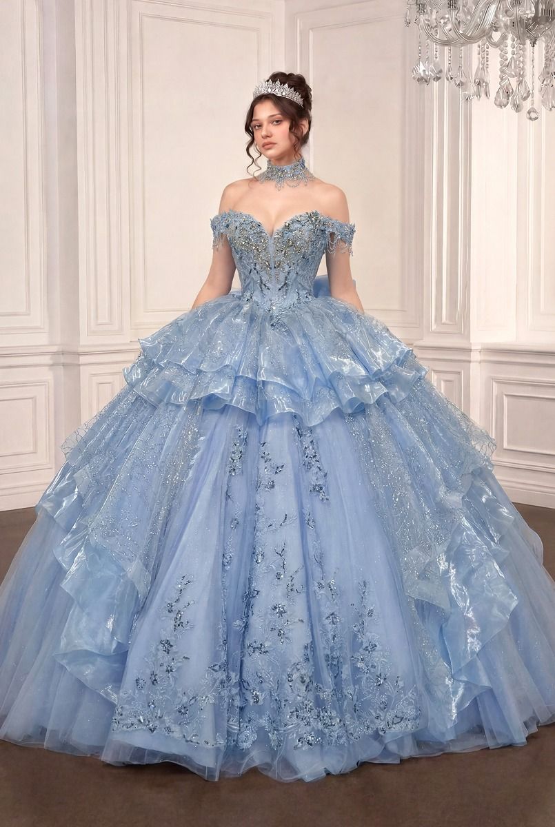 Two In One Quinceañera Ball Gown & Mini Dress (15742)