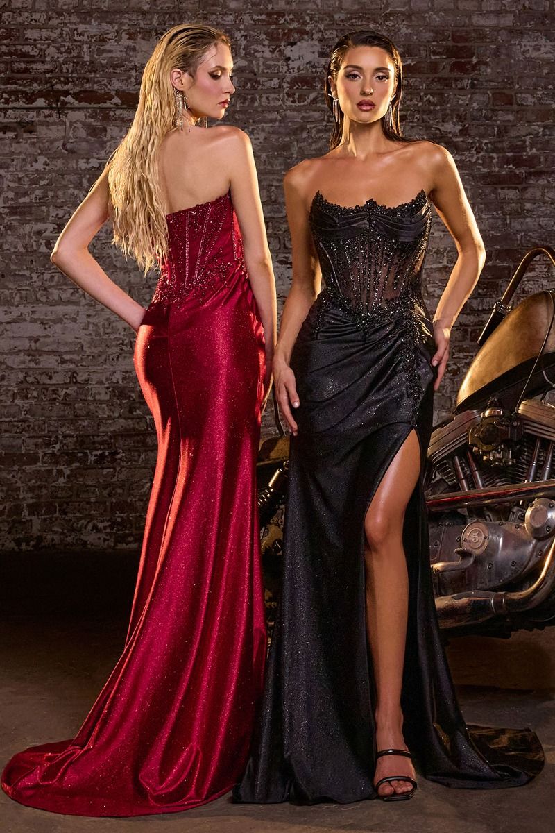 Glitter-Satin-With-Intricate-Beaded-Appliqué-(CC463)